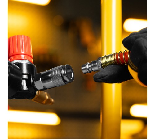 Компрессор безмасл. малошумн. DLP-4500/150, 4,5 кВт, 3х1,5 кВт,150 л, 2850 об/мин,750 л/мин Denzel