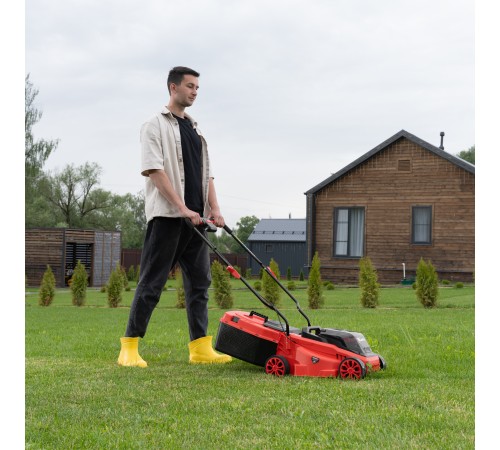 Газонокосилка аккумуляторная бесщеточная CLM-320, 320 мм, травосб. 30 л, Li-Ion, 20 В MTX