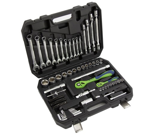 Набор инструментов 89 предметов, CrV 1/2