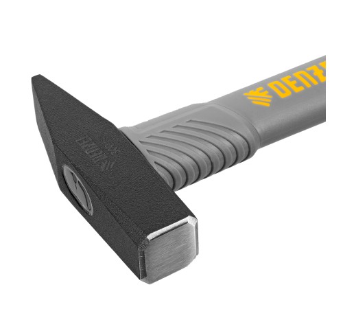 Молоток слесарный, 300 г, кованый, фибергласовая рукоятка c TPR покрытием Denzel