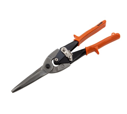 Ножницы по металлу, удлиненные, 290 мм, пряморежущие, обрезиненные рукоятки Sparta