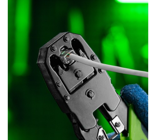 Клещи для обжима телефонных и компьютерных клемм 4P, 6P, 8P, функция обрезания проводов Сибртех