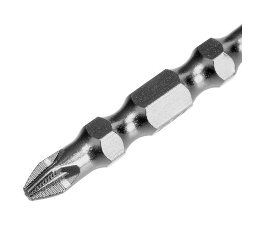 Бита двухстор., PZ2-PZ1х45мм, сталь S2, 10шт. Gross