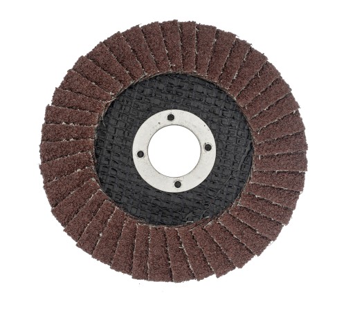 Круг лепестковый торцевой, конический, Р 40,115 х 22.2 мм Сибртех