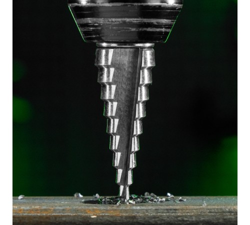 Сверло ступенчатое по металлу 4-6-8-10-12-14-16-18-20 мм, 4241 Сибртех