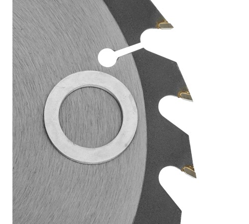 Пильный диск по дереву с гвоздями, ф190 х 30 мм, 24 зубов Denzel