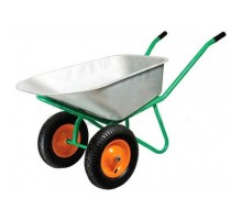 Тачка строительная 100 л 250 кг 422ZP двухколесная с пневмоколесом