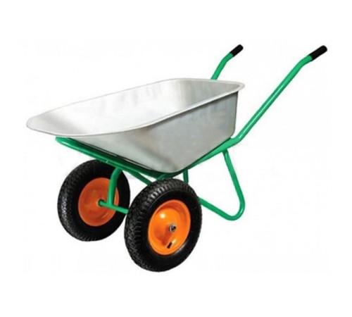 Тачка строительная 90 л TOR 422ZP двухколесная с пневмоколесом