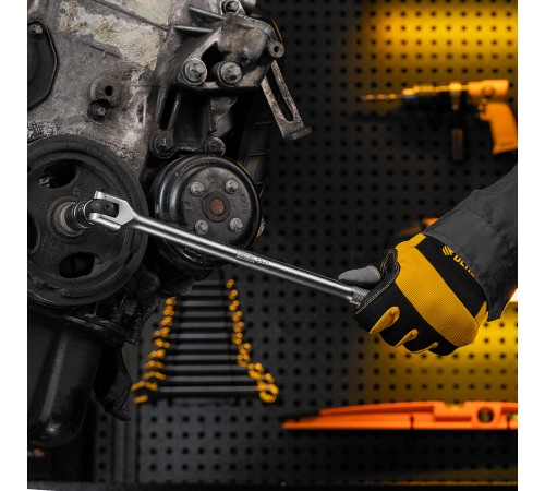 Набор инструментов, 1/2", 3/8", 1/4", CrV, S2, пластиковый кейс, 232 предмета Denzel