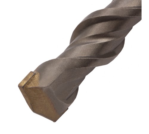 Бур по бетону, двойная спираль, три пылеотводящие кромки, 22 x 460 мм DENZEL