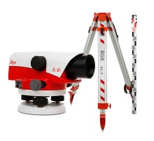 Комплект оптический нивелир Leica NA 720 с поверкой штатив рейка - 3 в 1 Комплект оптический нивелир Leica NA 720 с поверкой штатив рейка - 3 в 1