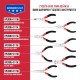 Длинногубцы мини изогнутые P.I.T. ADVANCE HPLR06-0115B