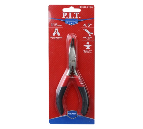 Длинногубцы мини изогнутые P.I.T. ADVANCE HPLR06-0115B