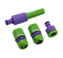 Набор для подключения шланга 1/2, распылитель, 3 адаптера к распылителю Palisad Набор для подключения шланга 1/2, распылитель, 3 адаптера к распылителю Palisad