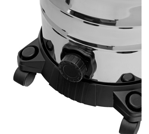 Пылесос строительный RVC30, 1400 Вт, бак 30 л, шланг 3 м, розетка с автосинхр. Denzel