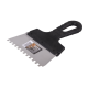 Шпатель ВИХРЬ 6х6 мм, зубчатый, нержавейка, пластик, 150мм