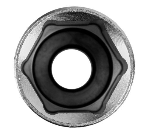 Головка торцевая удлиненная, 24 мм, шестигранная, CrV, под квадрат 1/2 Stels