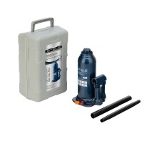 Домкрат гидравлический бутылочный, 5 т, h подъема 207-404 мм, в пластиковом кейсе Stels