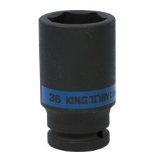 Головка торцевая ударная глубокая шестигранная 3/4", 36 мм KING TONY 643536M