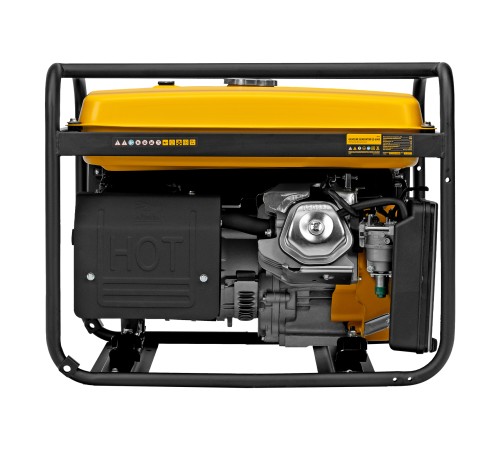 Генератор бензиновый GE 6900, 5.5 кВт, 220 В/50 Гц, 25 л, ручной старт Denzel