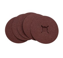 Круги фибровые 5 шт, Р 60, 115 х 22 mm Matrix