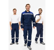 Костюм Легион Премиум-1 СОП (тк.Смесовая,240) брюки, т.синий/васильковый