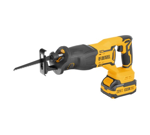 Пила сабельная аккумуляторная бесщет. RS-250, Li-Ion, 20 В Denzel