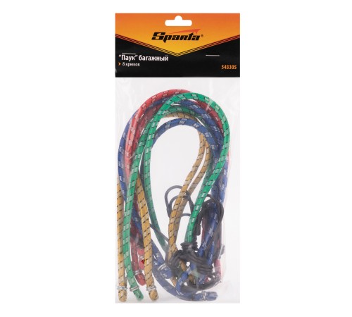 Паук багажный резиновый, 8 крюков Sparta