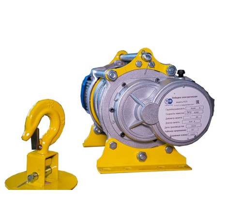 Лебедка электрическая TOR КCD (TSA) 300/600 60/30 м 24 м/мин 220В (алюминиевый корпус)