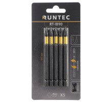 RUNTEC RT-IB90 Бита ударная RUNTEC H6.35 90мм PH2 5шт.