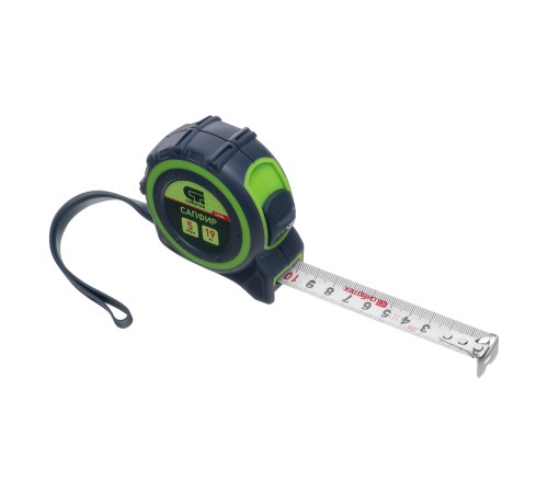 Рулетка Сапфир,двухкомпонентный корпус,5 м х 19 мм Сибртех