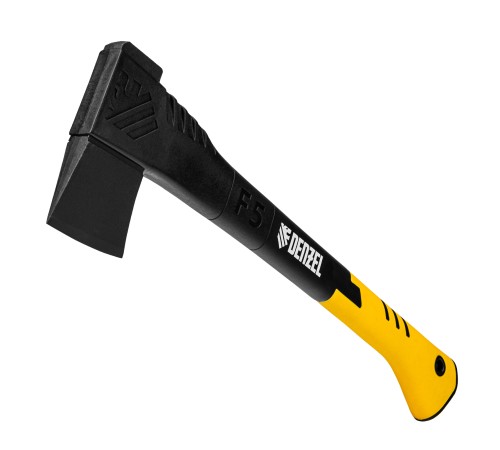 Топор-колун, F5, 1100 гр, двухкомпонентная рукоятка, 500 мм// Denzel