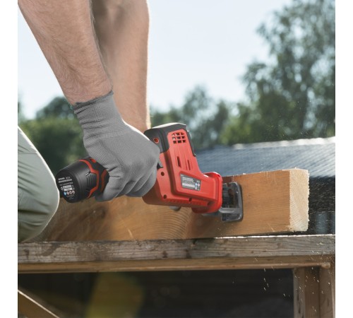 Пила сабельная аккумуляторная RС-65, Li-Ion, 12 В MTX