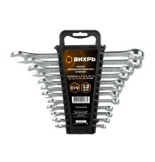 Набор комбинированных ключей 12 шт. 6 - 22 Вихрь Набор комбинированных ключей 12 шт. 6 - 22 Вихрь