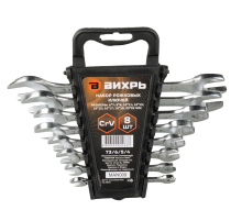 Набор рожковых ключей 8 шт. 6 - 22 Вихрь