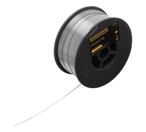 Порошковая проволока Е71TGS, диам. 0,8 мм, 1 кг, диам. катушки D100 Denzel