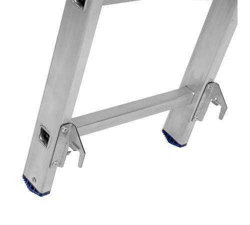 Лестница, 3 х 14 ступеней, алюминиевая, трехсекционная, Сибртех