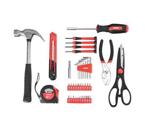 Набор инструментов, пластиковый кейс, 39 предметов MTX
