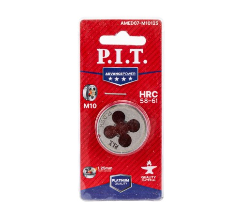 Плашка метрическая P.I.T. AMED07-M10125