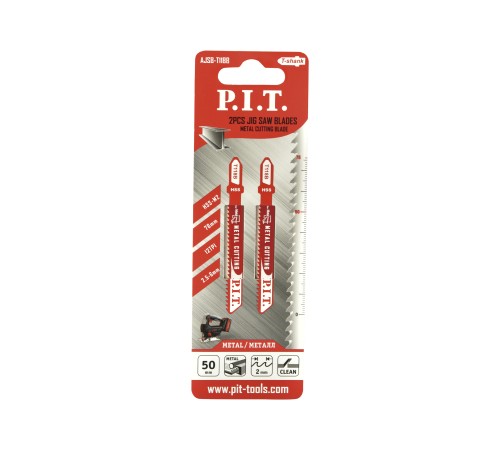Пилка для лобзика по металлу P.I.T. AJSB-T118B
