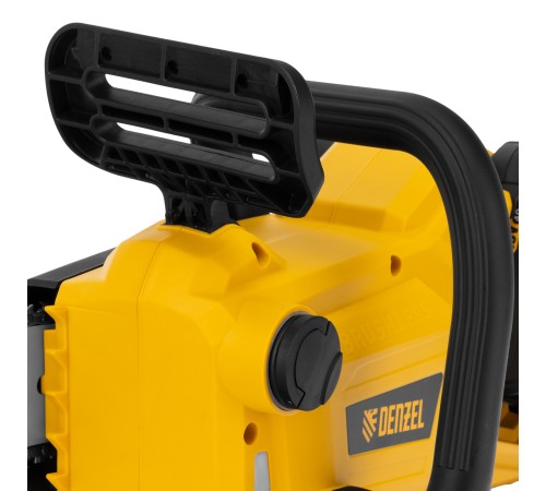 Цепная пила аккумуляторная бесщеточная RCS400-36, Li-ion, 36 В, 4 Ач, шина 400 мм Denzel