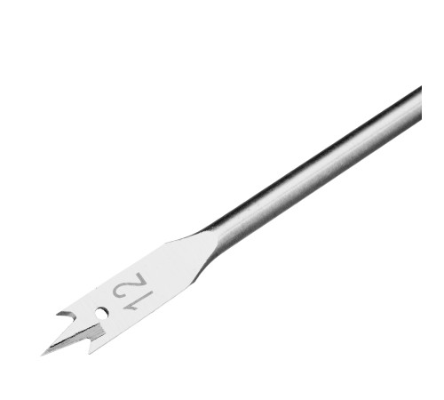 Сверло по дереву перовое удлиненное, 12 х 300 мм, шестигранный хвостовик Matrix