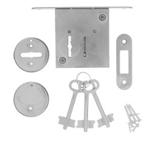 Замок врезной ЗВ8-4, сувальдный Сибртех