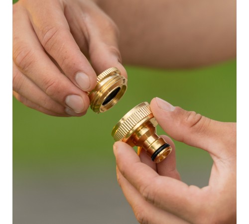 Адаптер латунный, 3/4-1, внутренняя резьба, с переходником Palisad