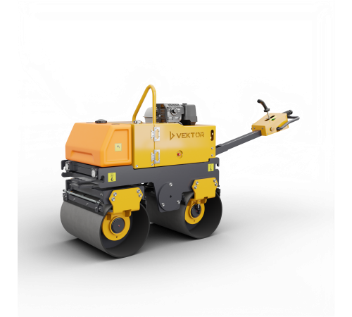 Виброкаток ручной двухвальцовый Vektor VRDR-800C