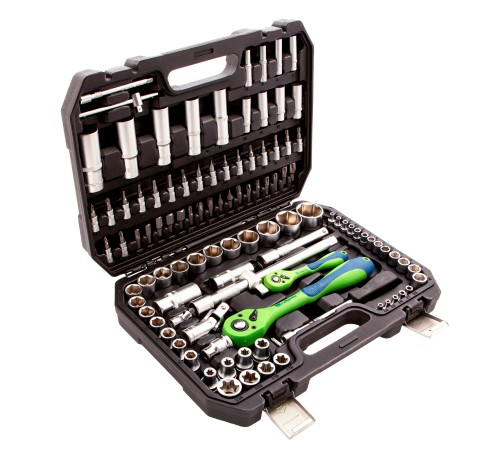 Набор инструментов 108 предметов, CrV, 1/2