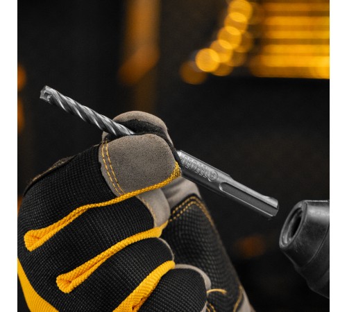 Бур по бетону, цельная крестовая пластина, 6x115 мм, SDS PLUS Denzel