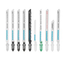 Набор полотен для электролобзика универсальный, 10 шт, Profi, пластиковый кейс Gross