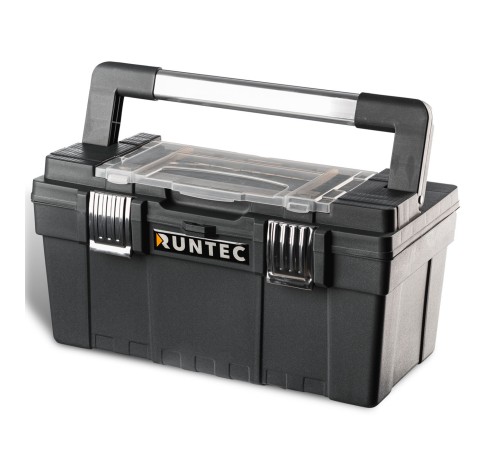 RUNTEC RT-530 Ящик инструментальный пластиковый с органайзером, большой, 530х270х270 мм RUNTEC RT-530 Ящик инструментальный пластиковый с органайзером, большой, 530х270х270 мм