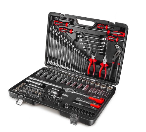 RUNTEC RT-HT128T Набор ручных инструментов RUNTEC TECHNIC 128 предметов 1/2", 1/4"